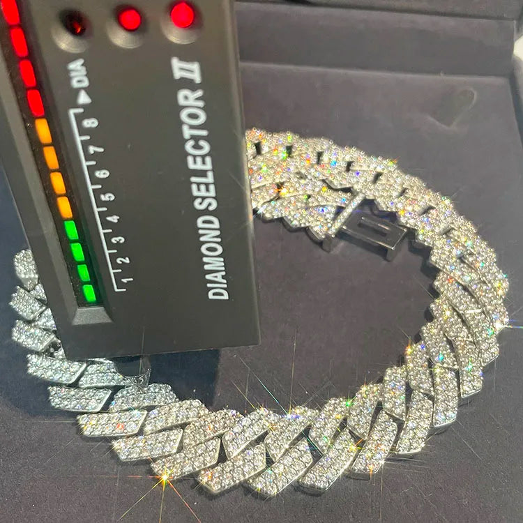 Diamond Row Necklace | Men's Row Necklace | Ice Cream Jewelry Co.