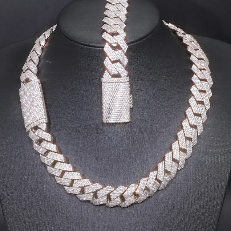 White Gold Necklace | Men's Gold Necklace | Ice Cream Jewelry Co.