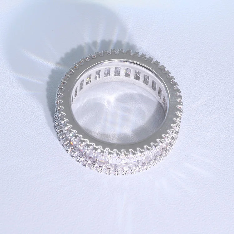 Eternity Style Ring | Eternity Wight Gold Ring | Ice Cream Jewelry Co.