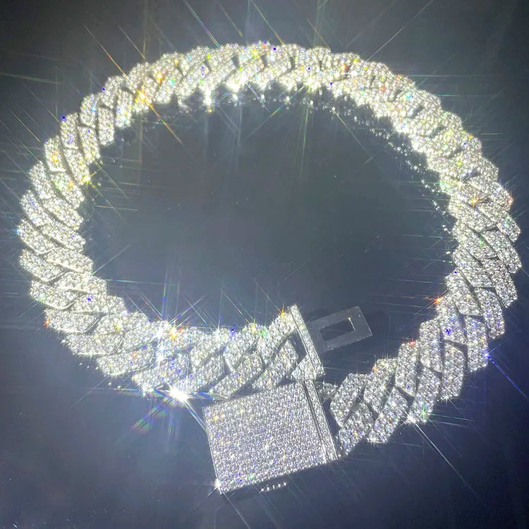 Diamond Row Necklace | Men's Row Necklace | Ice Cream Jewelry Co.
