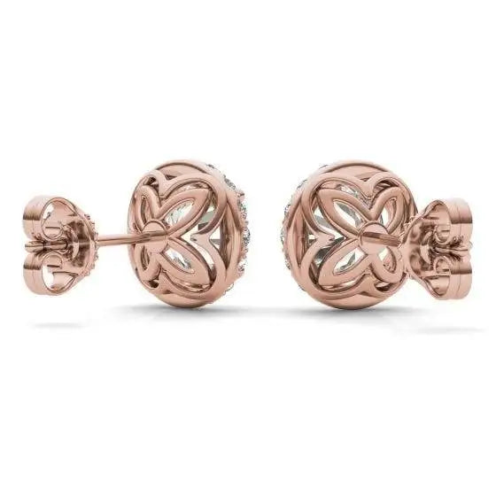 18k Rose Gold Earrings | Rose Gold Earrings | Ice Cream Jewelry Co.