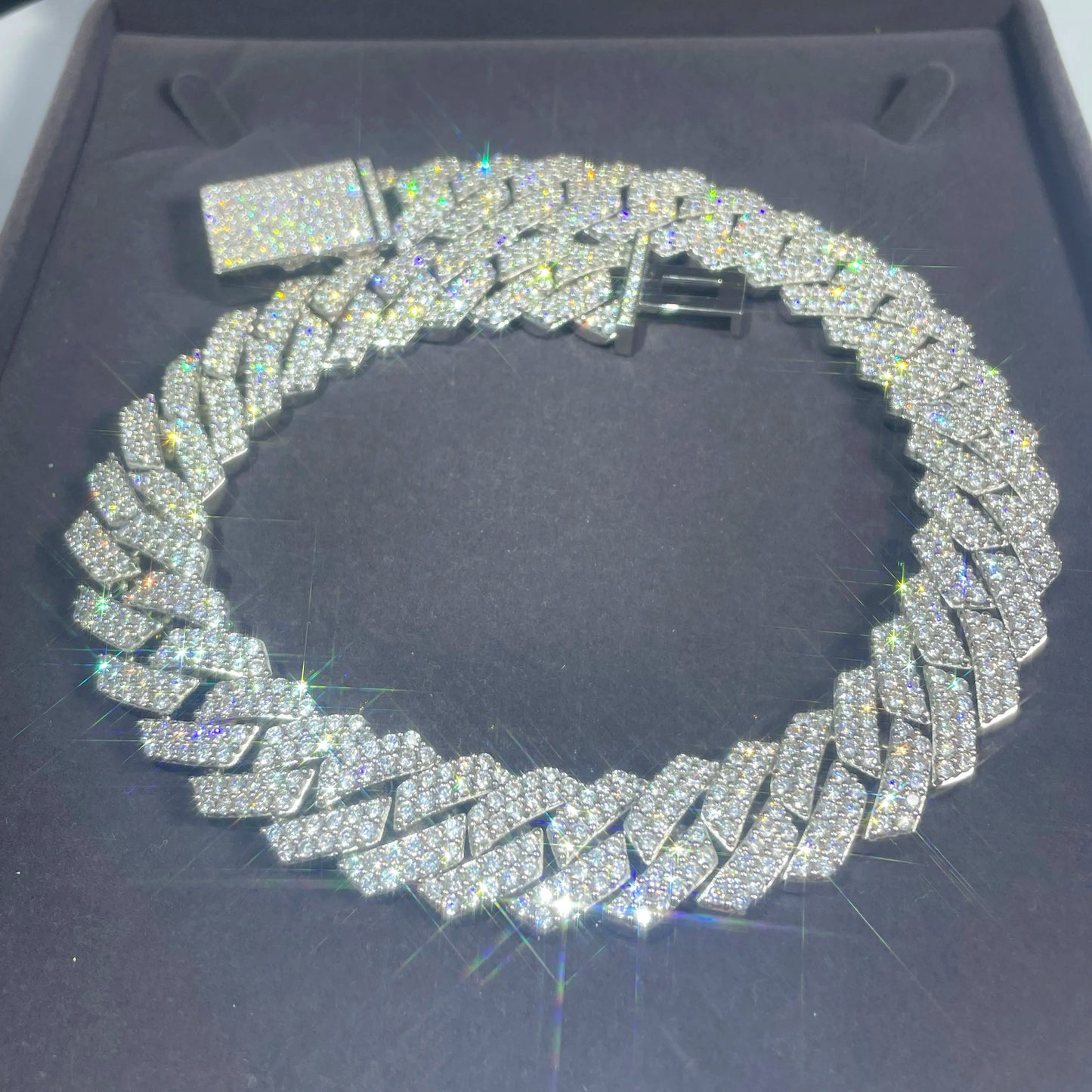 Diamond Row Necklace | Men's Row Necklace | Ice Cream Jewelry Co.