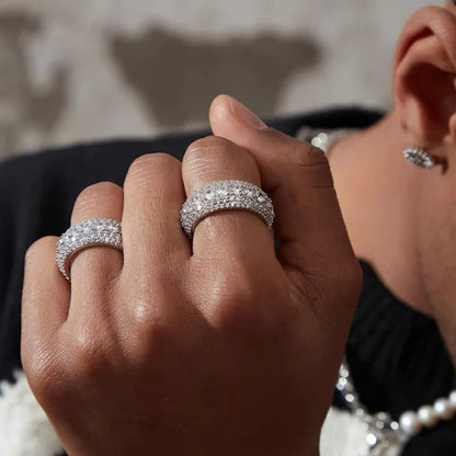 Row Solid Ring | Silver Row Ring | Ice Cream Jewelry Co.