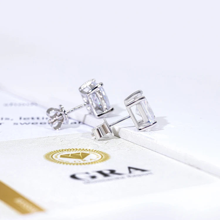 Princess Cut Earrings | Princess Stud Earrings | Ice Cream Jewelry Co.
