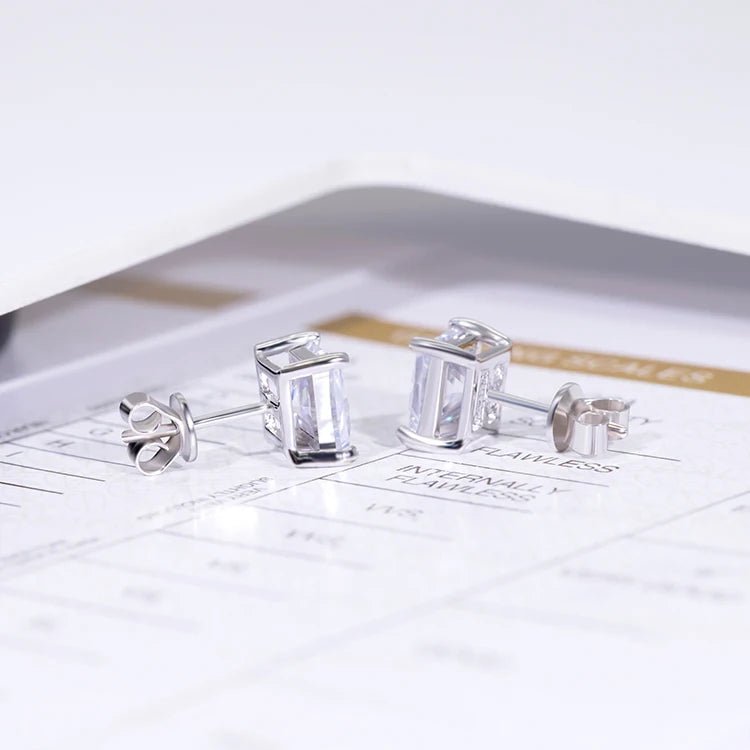 Princess Cut Earrings | Princess Stud Earrings | Ice Cream Jewelry Co.