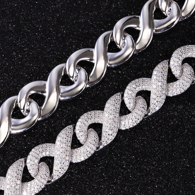 Iced Out Chain Necklace | Row Chain Necklace | Ice Cream Jewelry Co.